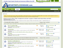 Tablet Screenshot of infantrefluxdisease.com